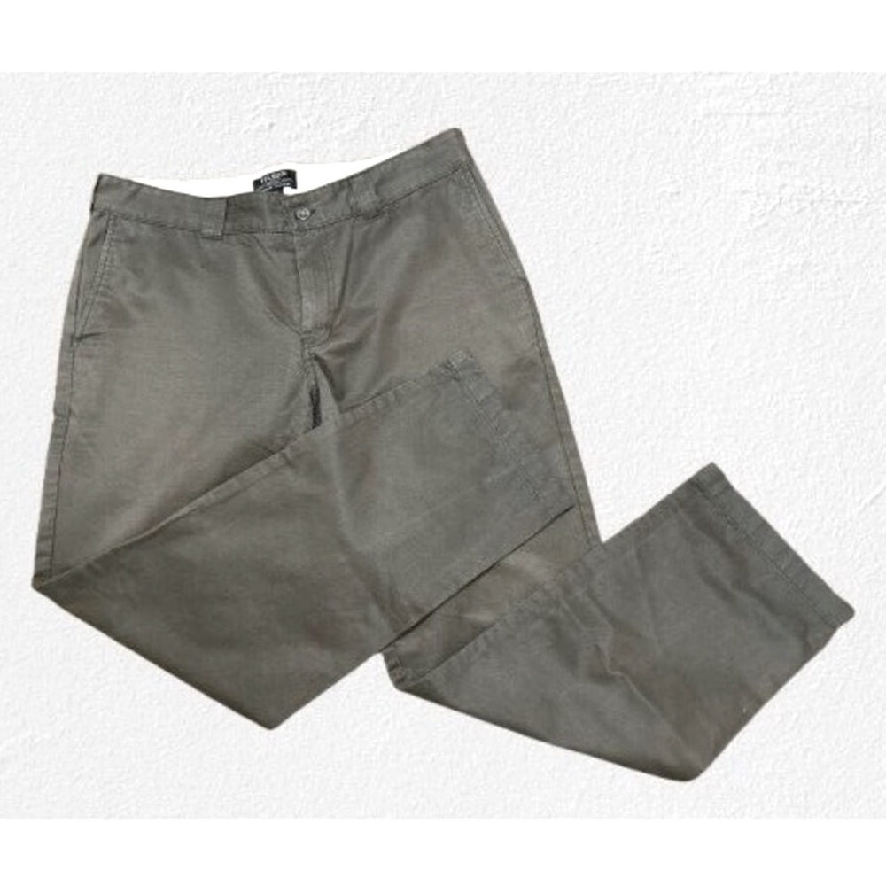 FILSON Pants Cotton Chino Khaki 4 Pockets Olive Green Size 36/32